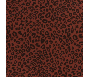 Kunstleder Wildleder Suede Clara terracotta Leo print